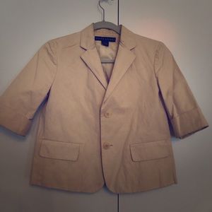Ralph Lauren Black Label cropped blazer